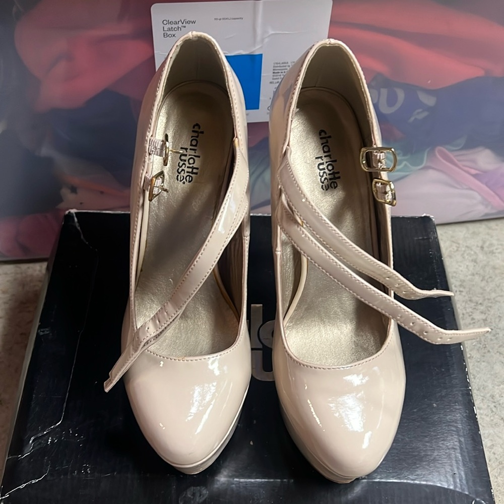 Nude high heel